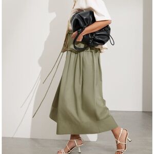 & other stories Tie Waist Midi-Skirt